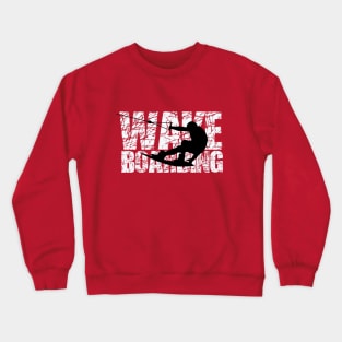 Wakeboarder jumping Crewneck Sweatshirt